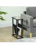 HOMCOM Couchtisch in Schwarz 40L x 18B x 55,5H cm