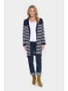 SAINT TROPEZ Strickjacke GrilaSZ Lockere Passform in Baritone Ice Stripe