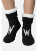 ONOMATO! Hausschuh-Socken in Schwarz