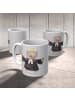 Mr. & Mrs. Panda Mug Pastor Herz ohne Spruch in Grau Pastell