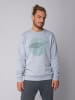 wat? Apparel Sweatshirt Meeresschildkröte in Serene Blue