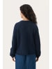 PART TWO Strickpullover LisamariePW Gerade Passform in Navy Blazer