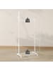 HOMCOM Garderobenständer in Weiß 68L x 43B x 171H cm