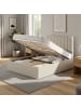 VASAGLE Bettgestell Kacy in Beige - (B)163.4 x (H)110 x (T)209.3 cm