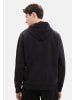 Tom Tailor Hoodie in schwarz
