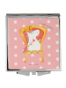 Mr. & Mrs. Panda Kleiner Spiegel Einhorn Prinzessin ohne Spruch in Rot Pastell