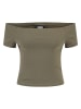 Urban Classics T-Shirt in white+olive
