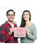 Mr. & Mrs. Panda Mauspad Einhorn Schwein mit Spruch in Rot Pastell