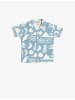 KOTON Shirt in Blau Gemustert