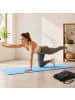 relaxdays Yogamatte in Blau - (B)61 x (H)0,6 x (T)183 cm