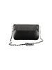CAFèNOIR Schwarz Damen Schultertasche aus Polyurethan
