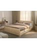 Beliani Doppelbett DAUPHIN in Braun - (W) 169 x (H) 82 x (L) 206 cm