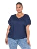 Studio Untold Bluse in dunkel blau