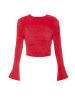 Poomi Damen Strickjacke in ROT