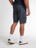 Petrol Industries Cargo-Shorts mit Gürtel in Grau