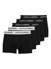 Jack & Jones Boxershorts 5er-Pack Basic Set Trunks Unterhosen JACSOLID in Schwarz