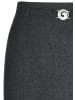 GOLDNER Klassischer Schurwoll-Schlupfrock in anthrazit / melange