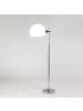 Licht-Erlebnisse Stehlampe (B)25 x (L)37 x (H)160 cm in Chrom Weiß
