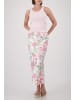 monari Maxi-Rock aus Viskose mit Blumenmuster in Champagne Beige Gemustert