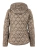 Betty Barclay Outdoorjacke mit abnehmbarer Kapuze in Taupe
