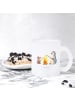 Mr. & Mrs. Panda Teetasse Pinguin Lagerfeuer ohne Spruch in Transparent