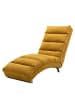 ABRIHOME Entspannungsliege in Gelb mit Vibration und Seitentaschen für Wohnzimmer