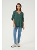 Kaffe Kurzarm-Bluse KAmona Loose fit in Garden Topiary