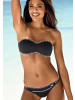 Sunseeker Bandeau-Bikini-Top in schwarz