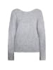 faina Damen Pullover in Hellgrau Melange