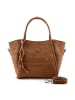 FREDs BRUDER Layer Shopper Tasche Leder 26 cm in desert brown