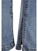 Urban Classics Urban Classics Damen Ladies Highwaist Straight Slit Denim Pants in tinted lightblue washed