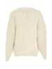 ebeeza Damen Strickjacke in Wollweiss