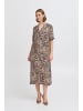 b. young Kleid BYMMJOELLA Loose fit in Birch Leopard