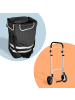 relaxdays Einkaufstrolley in Schwarz - 45 l
