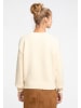 IZIA Damen Legerer Strickpullover in Creme