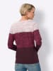 Sieh an! Langarmshirt in orchidee-burgund-bedruckt