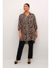KAFFE curve Langarm - Hemd KCsonna Loose fit in Leopard Print