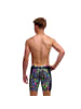 Funky Trunks Bits Of Peace Jammer Badeshorts Chlor und Salzwasserbeständig in schwarz