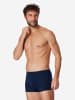 Schiesser Retro Short / Pant 95/5 Essentials in Schwarz / dunkelblau