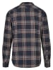 Urban Classics Long Sleeve Shirt in darkblue/rustred
