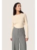 Soaked in Luxury Strickpullover SLSpina Gerade Passform in Sandshell