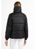 DreiMaster Maritim Wattierte Winterjacke in Schwarz