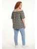 Shape Of You Blouse in Schwarz-Weiß