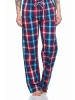 NORMANN Schlafanzug Hose lang gewebt Baumwolle - 79860 in rot