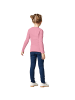 tectake Einfarbiges Langarm-Shirt für Kinder, rosa