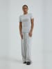 Seamless Basic T-Shirt Jacquard in Lt grey melange