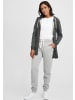 Oxmo Kapuzensweatjacke OXVicky Straight Sweat Zip-Hoodie in Grau