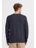 FQ1924 Strickpullover FQGRANBY STRUCTURE CREW NECK in Blau