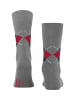 Burlington Socken 1er Pack in Grau/Dunkelblau/Rot