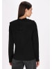 myMo ROCKS Damen Fleecejacke in Schwarz